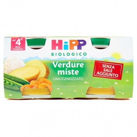 Hipp Biologico Omogeneizzato Merenda Pera e Yogurt 2 x125 g