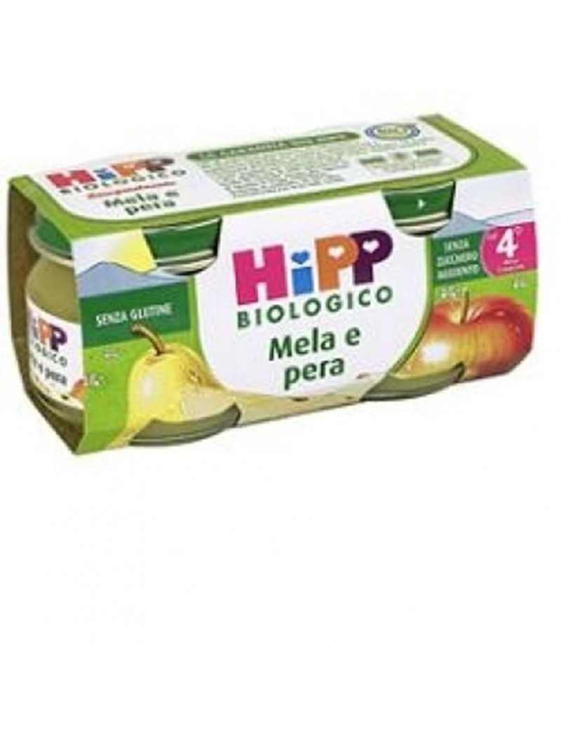 Hipp Omo Frutta Mela Pera 2X80Gr