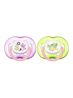 Avent 2 Succhietti Air18M+Girl